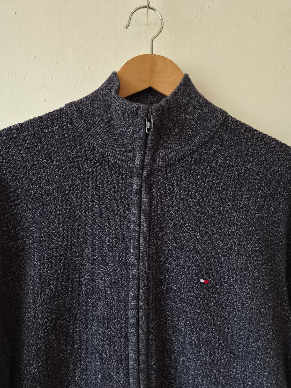 타미힐피거 남성 니트하프넥코튼가디건 M사이즈 상품이미지1