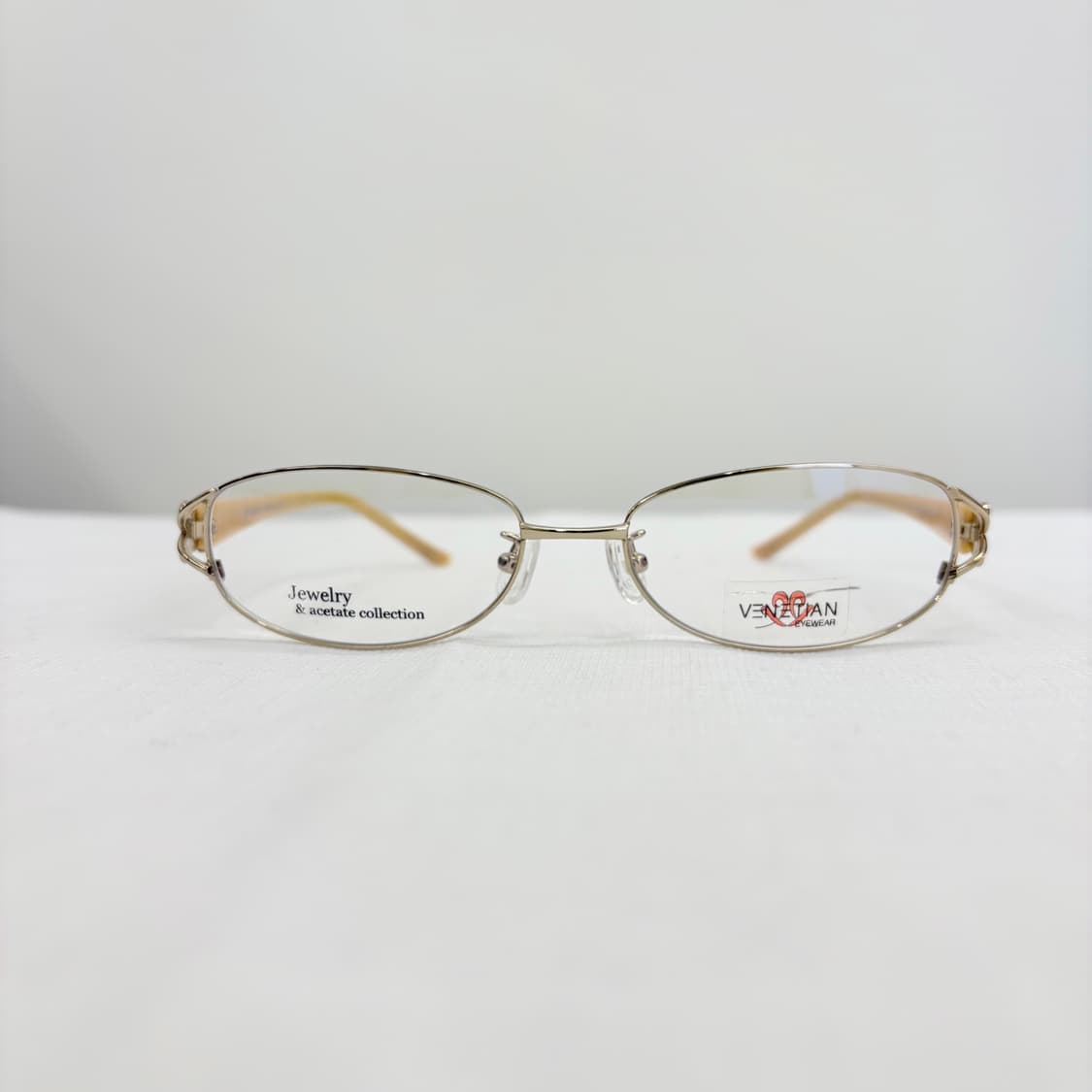 VENETIAN 골드 우먼 메탈 빈티지안경 상품이미지1