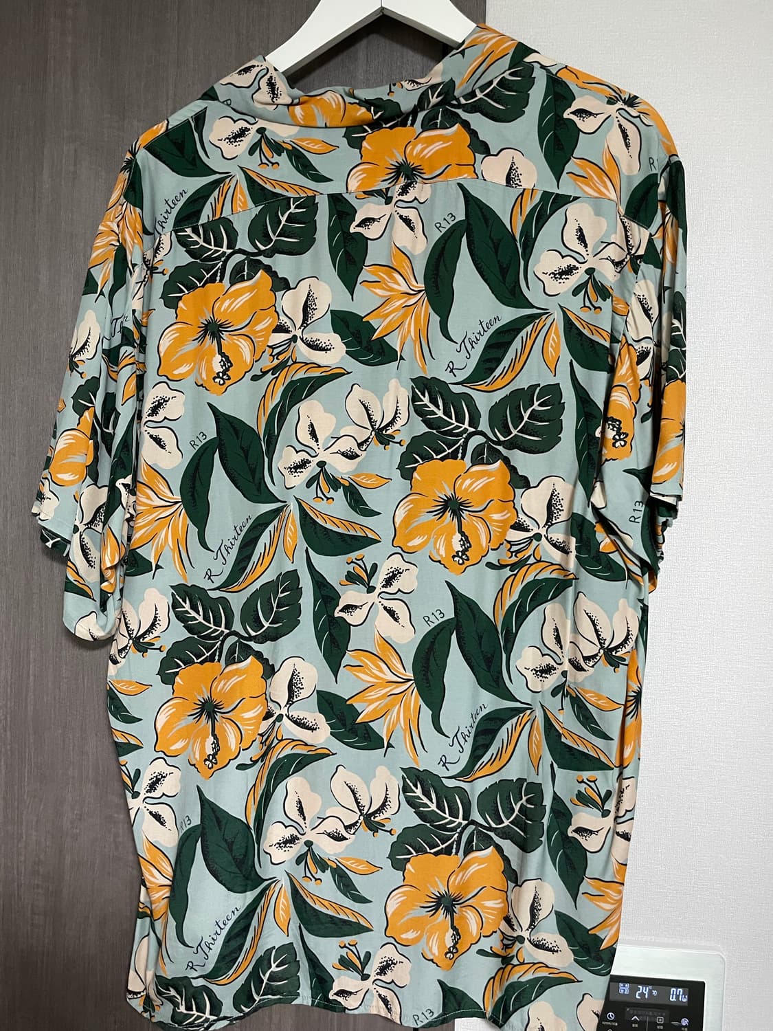 R13 플로럴 반팔 셔츠 L 상품이미지2