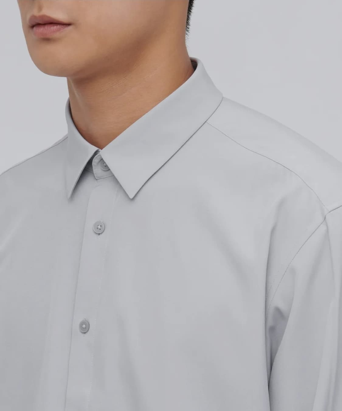 무신사 스탠다드 릴렉스 핏 실키 셔츠 새상품 상품이미지3