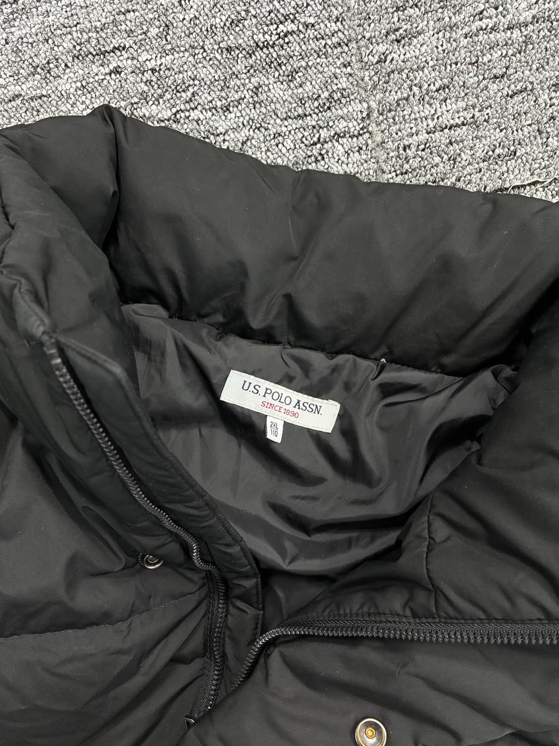 폴로 아쎈 블랙 패딩 2XL 상품이미지5