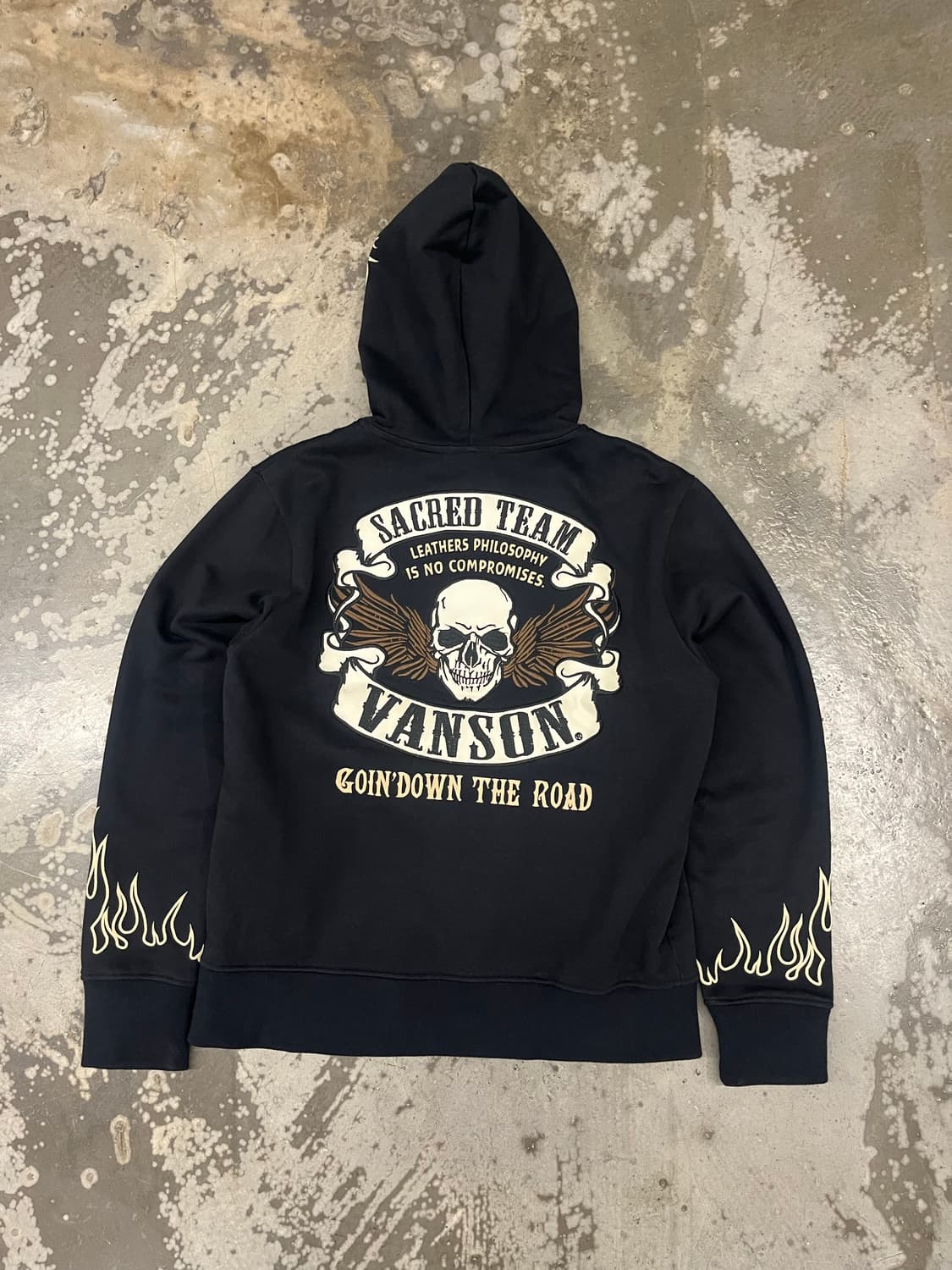 밴슨 후드집업 블랙 L 상품이미지1