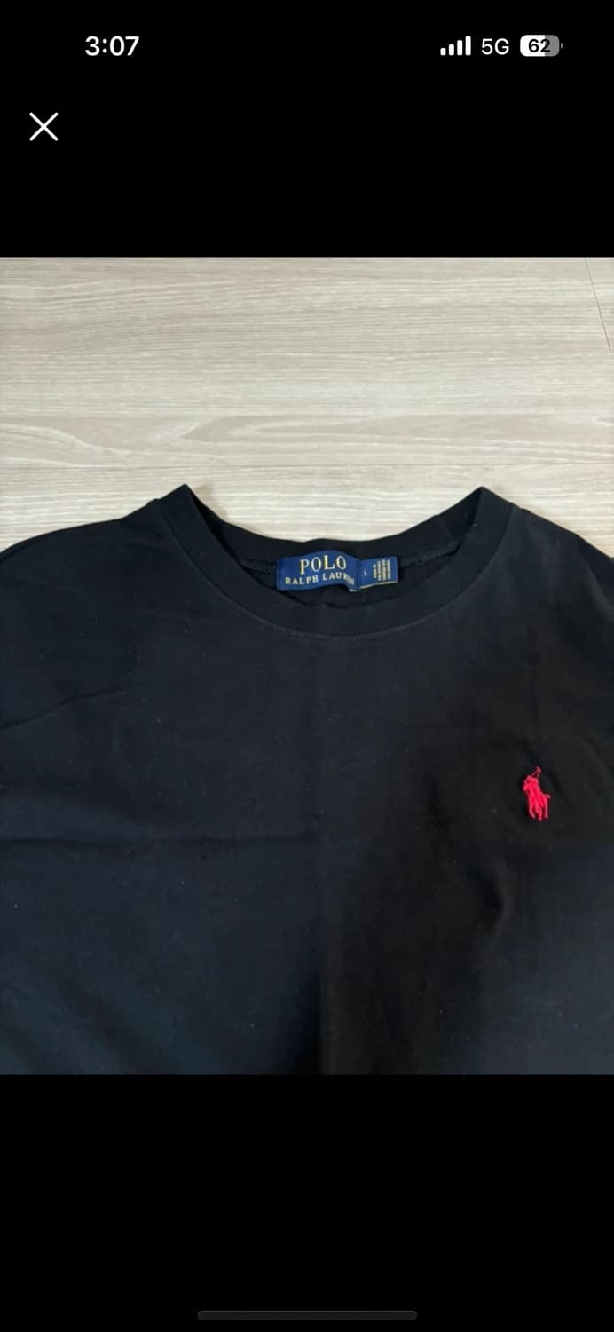 폴로 블랙 롱슬리브 L 상품이미지1