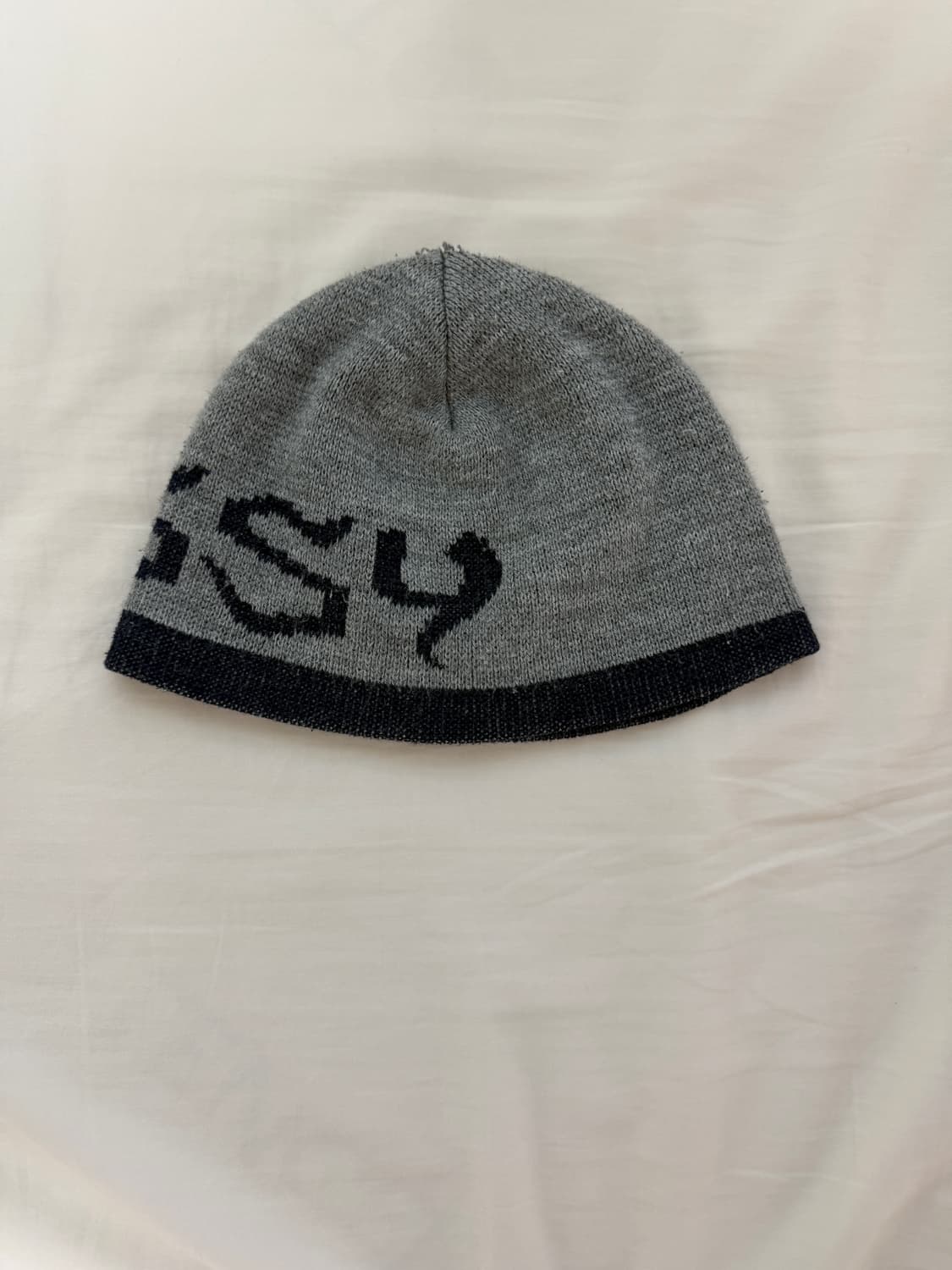 00s 올드 스투시 고딕 로고 자카드 비니 상품이미지3