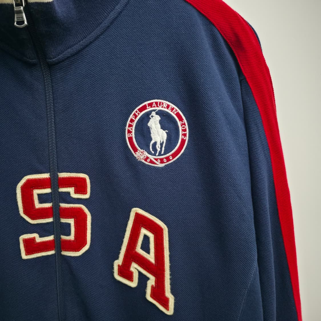 [L] 폴로 랄프로렌 USA 집업 가디건 네이비 상품이미지5