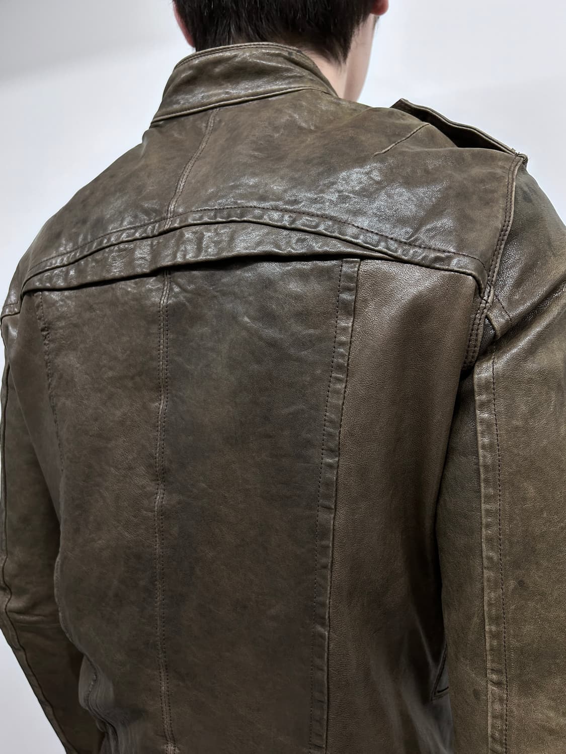 Eloq 더블 클로징 램스킨 자켓 상품이미지5