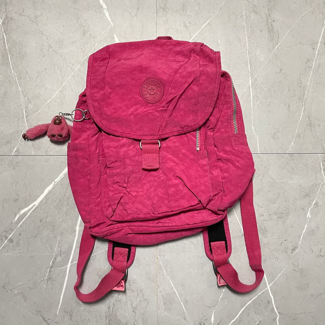 팔로워 특가 키플링 핑크 미니 백팩 y2k 가방 상품이미지3