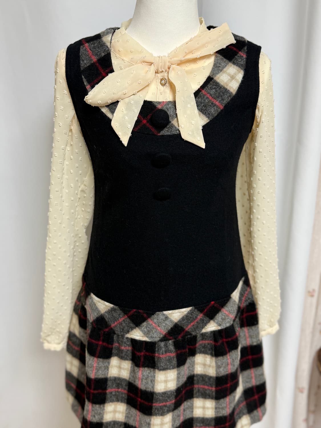 빈티지 레스트로즈 원피스 세트 상품이미지3