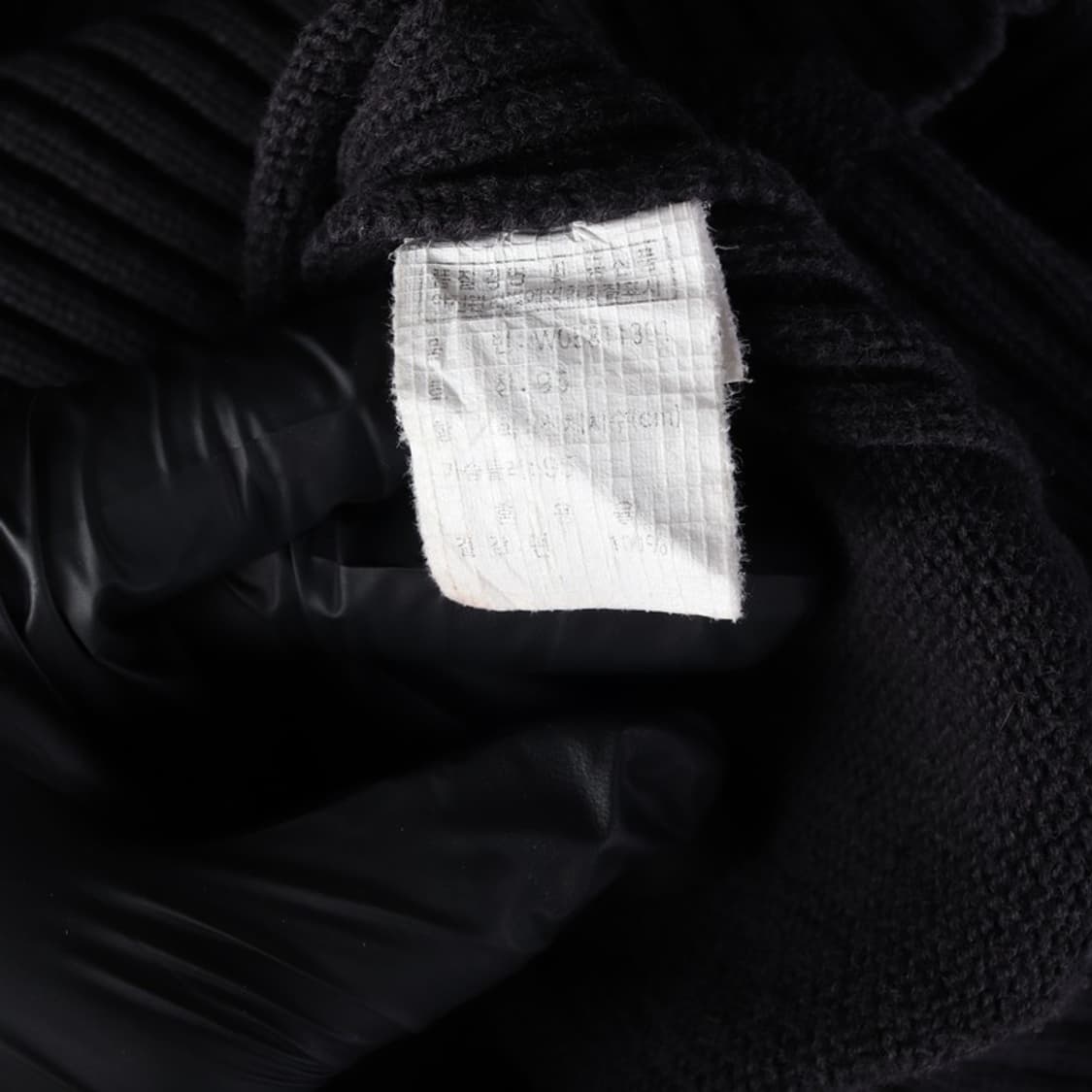 CRENCIA 울 블렌드 하이넥 니트 집업 M 상품이미지7