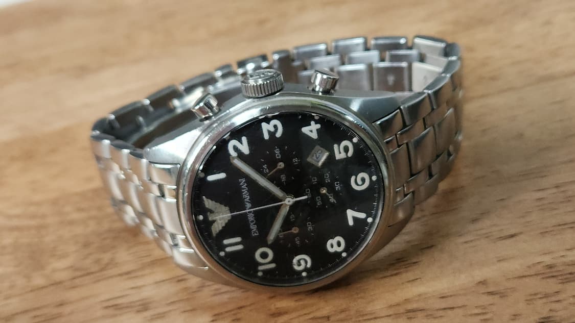 # 엠포리오 알마니 X-LARGE AR0508 크로노 남성명품시계 급처 상품이미지5