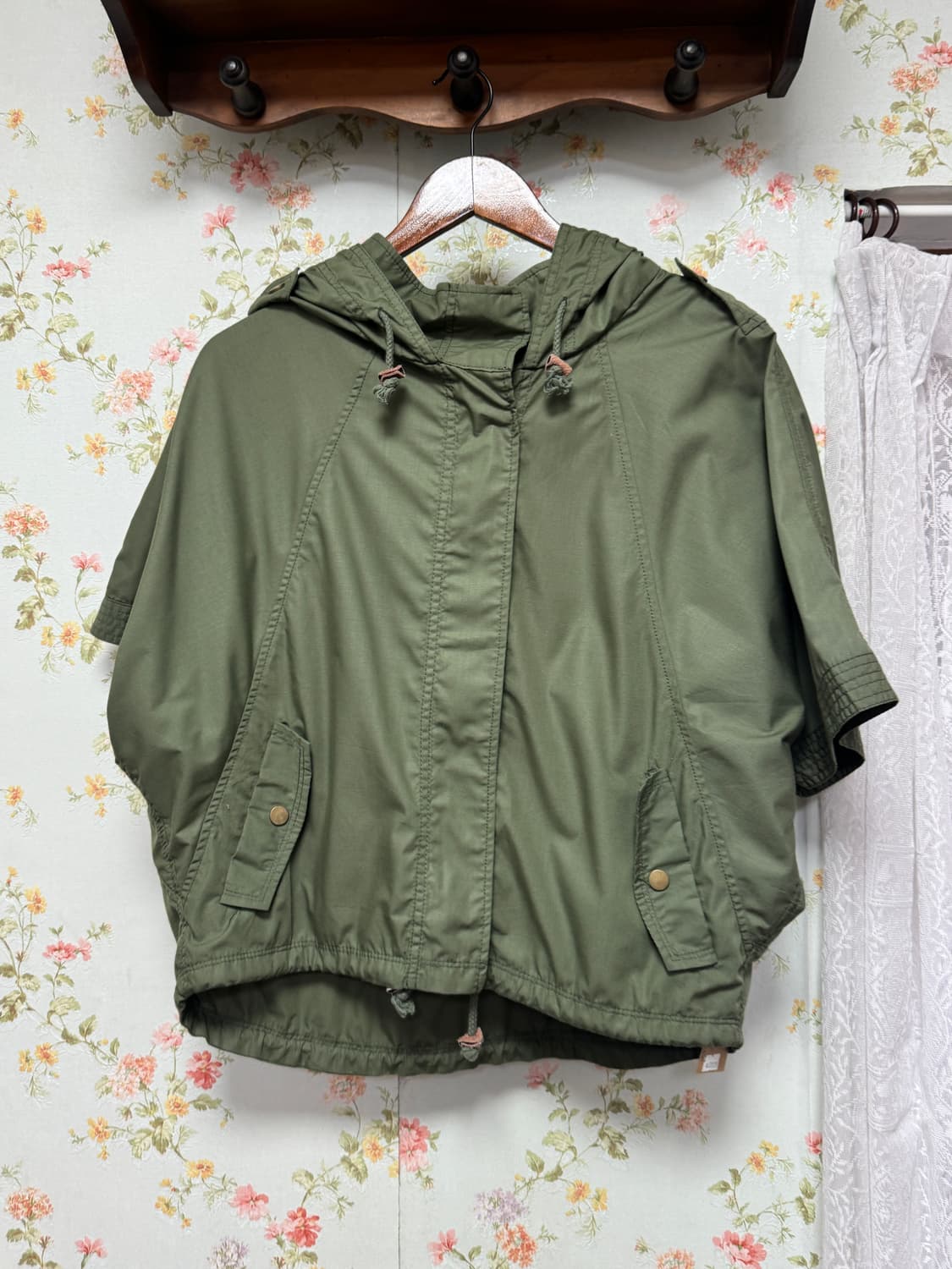 반팔 후드 야상 상품이미지1