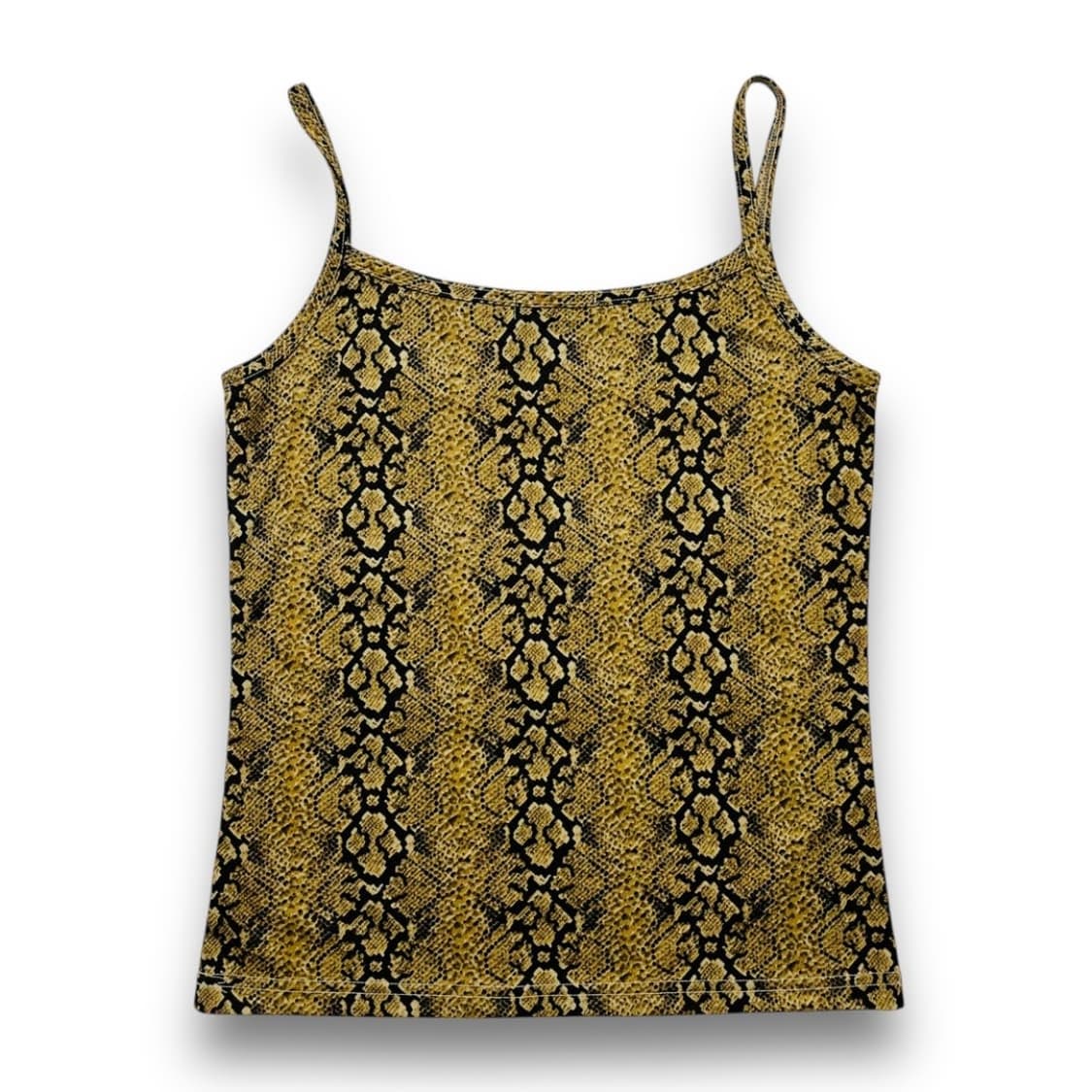 클럽 파이톤 패턴 빈티지 슬리브리스 상품이미지3