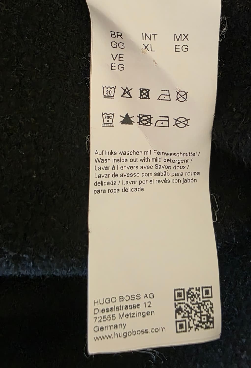 휴고보스(Hugo Boss) 반집업 폴라티 (XL) 100~105 상품이미지9