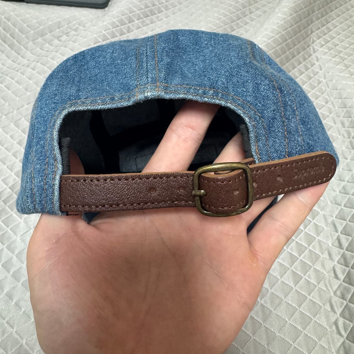 슈프림 워시드 치노 트윌 캠프캡 데님 상품이미지2