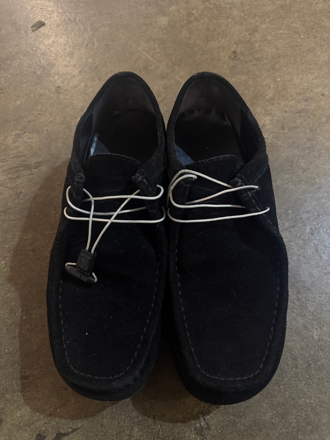 GU 리얼레더 블랙 모카신 슈즈 260mm 상품이미지2