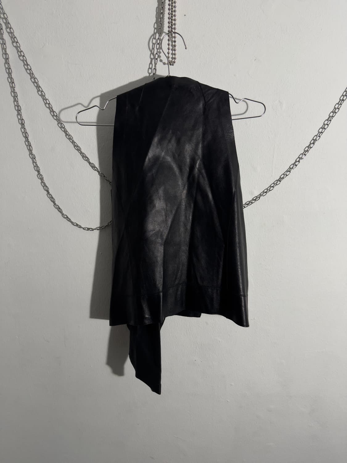 코스튬내셔널 13SS 오리가미 레더 레이어 베스트 상품이미지8