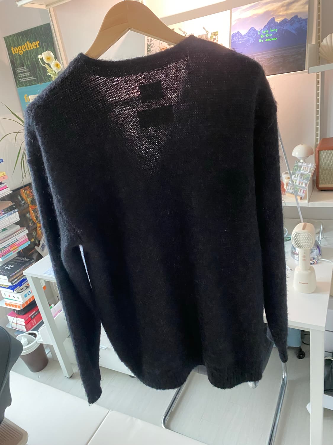 니들스X유니온 빠삐용 모헤어 가디건 xl 판매합니다 상품이미지3