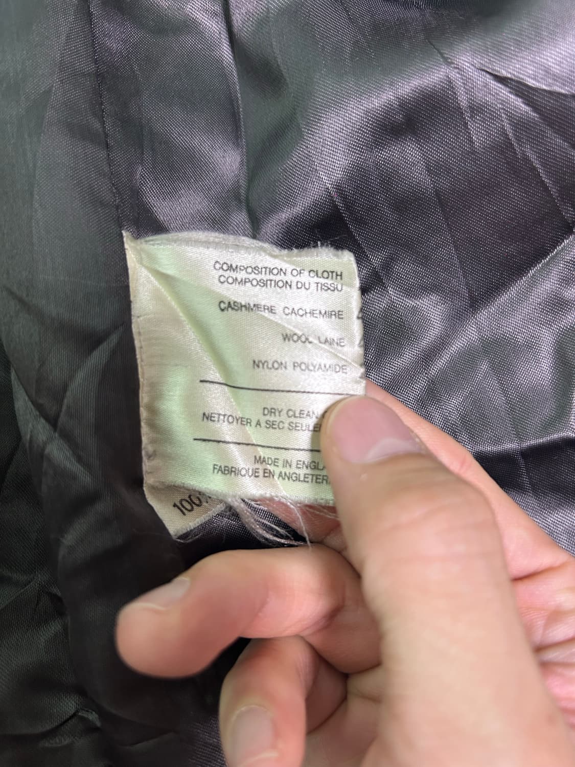 영국제 TIBBETT 더블 캐시미어 코트 사이즈 105~110 상품이미지5