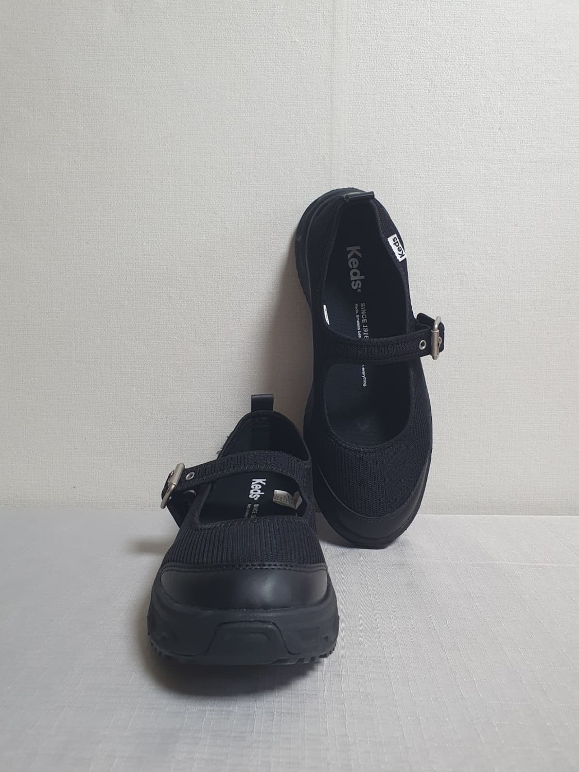 250mm 케즈 볼드 메리제인 스니커즈 블랙 상품이미지4