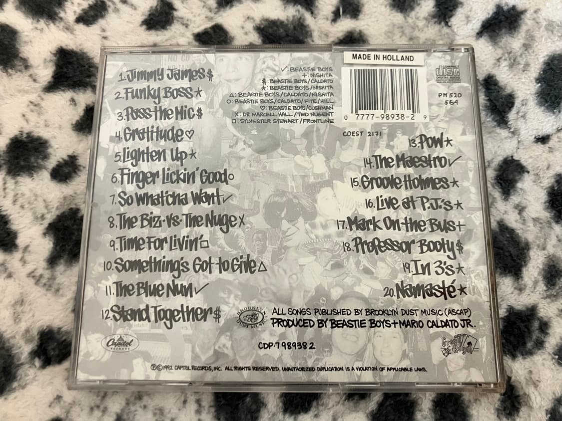90년대 비스티 보이즈 Beastie Boys CD 상품이미지5