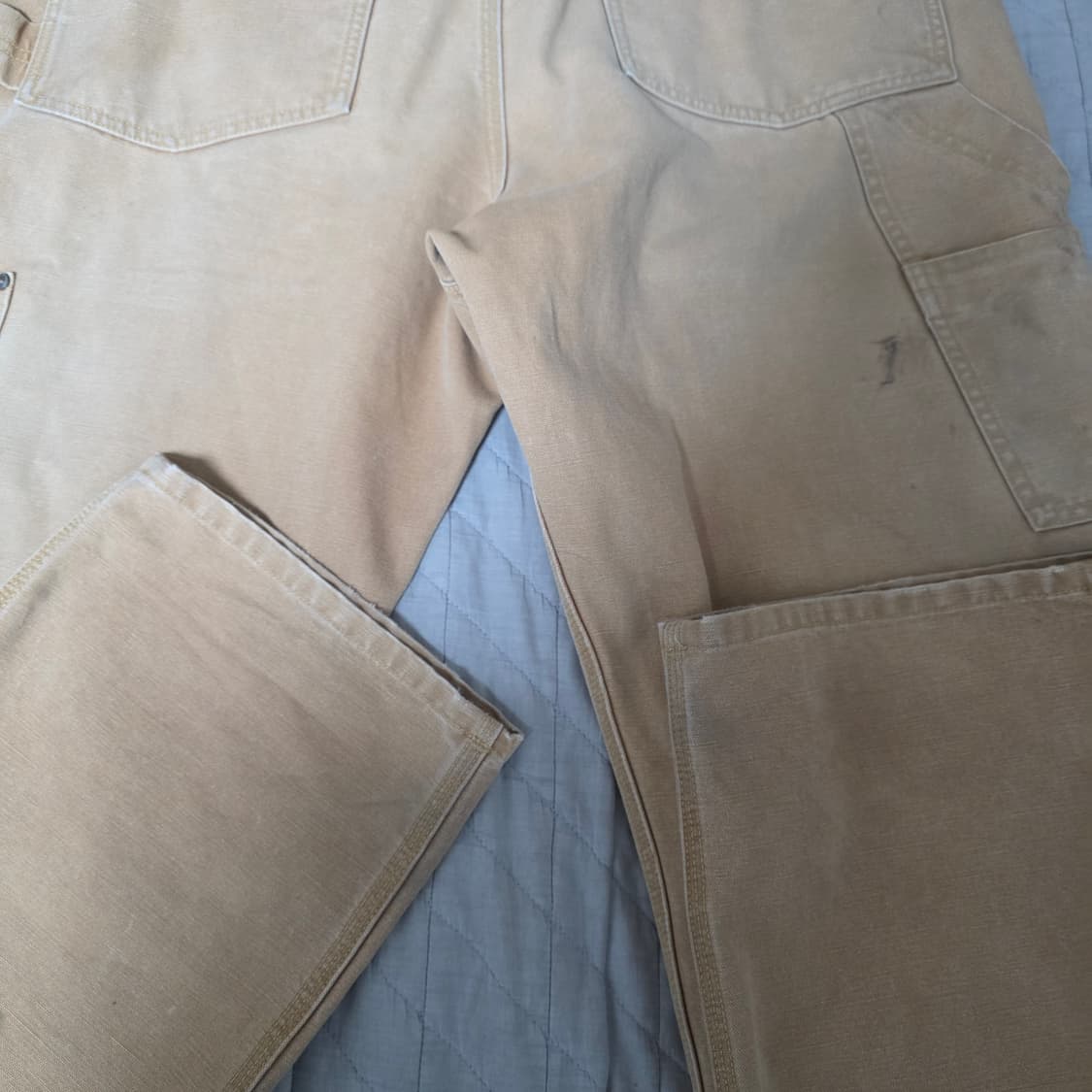 [L] 세인트미카엘 23AW 더블니 워크 팬츠 베이지 상품이미지6