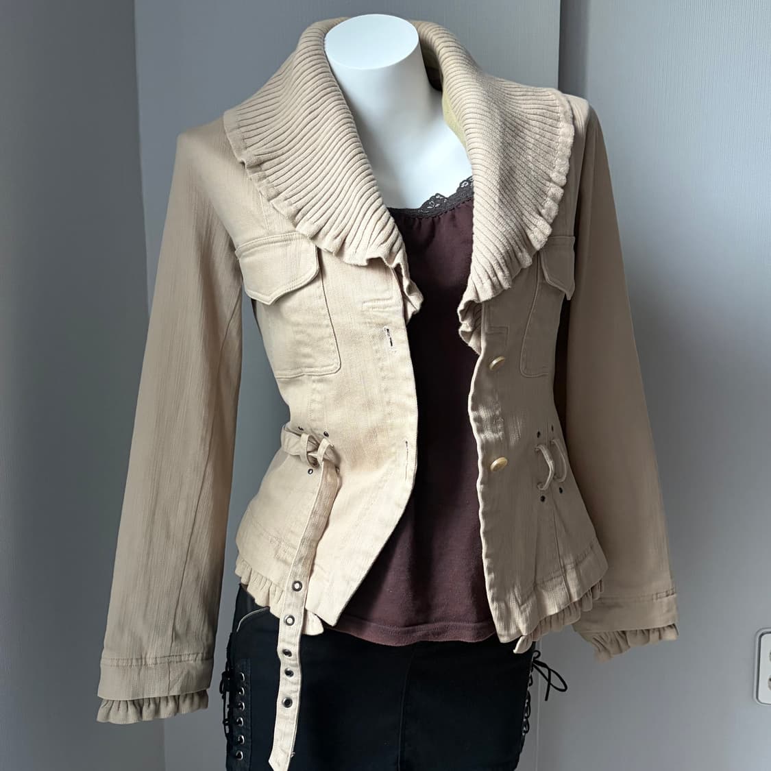 Japanese vintage turtleneck cott 상품이미지3