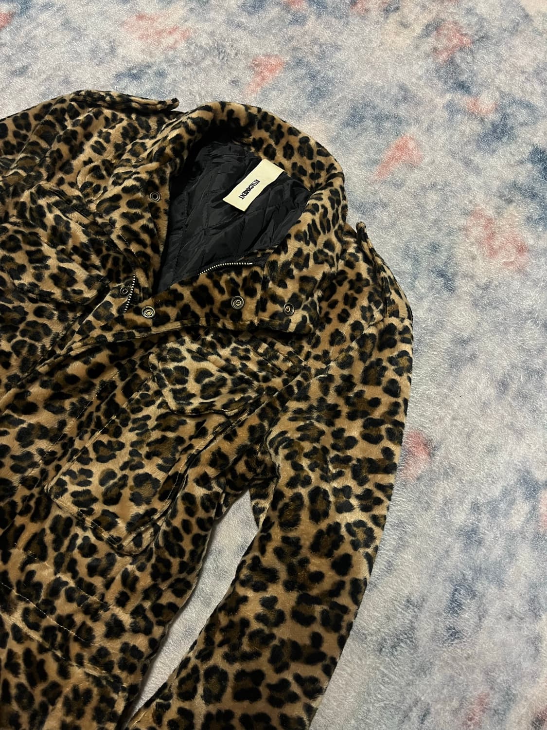 Attachment leopard fur jacket 상품이미지3