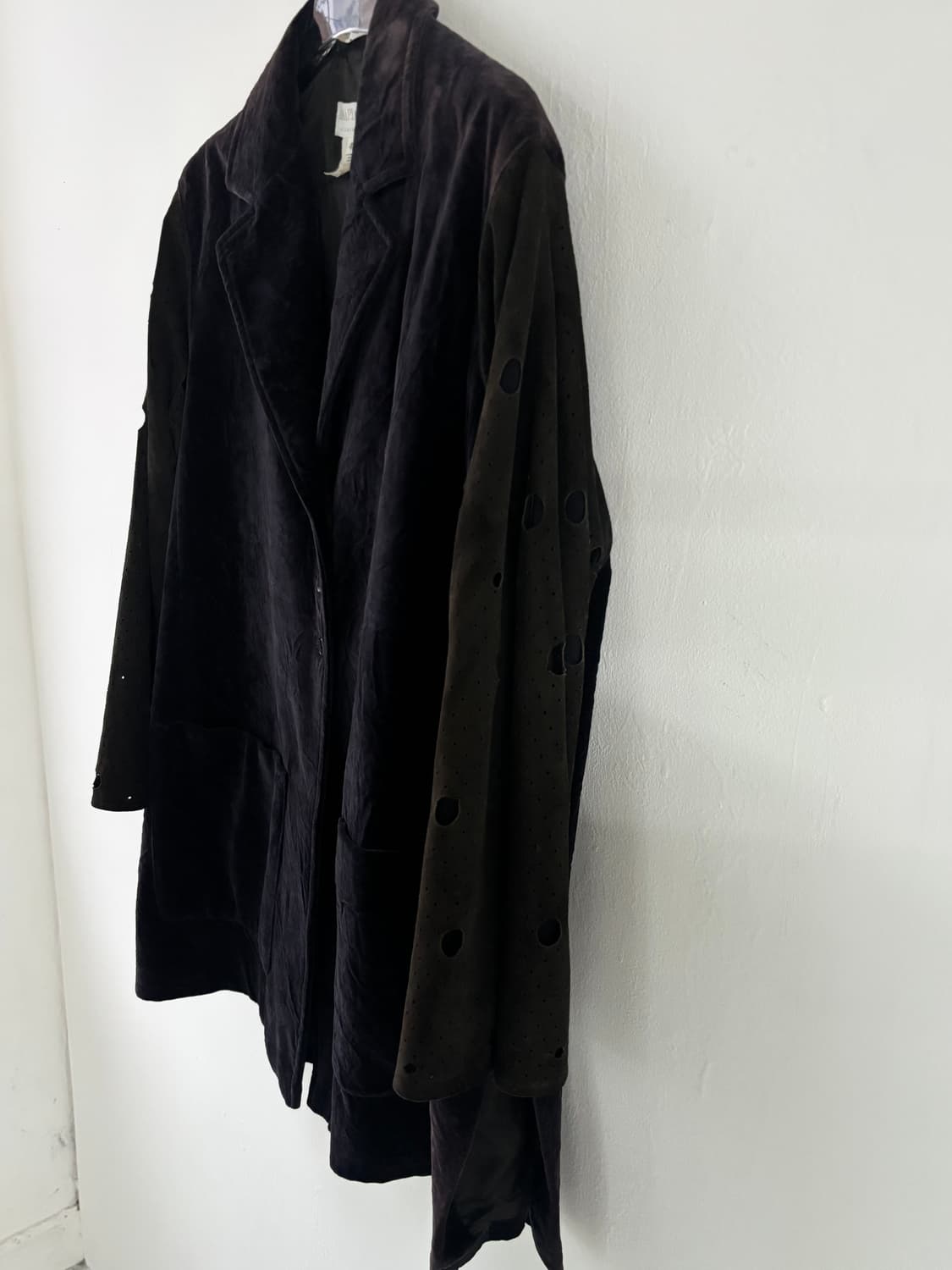 ANNAPIANURA 아티잔 스웨이드 코트 상품이미지4