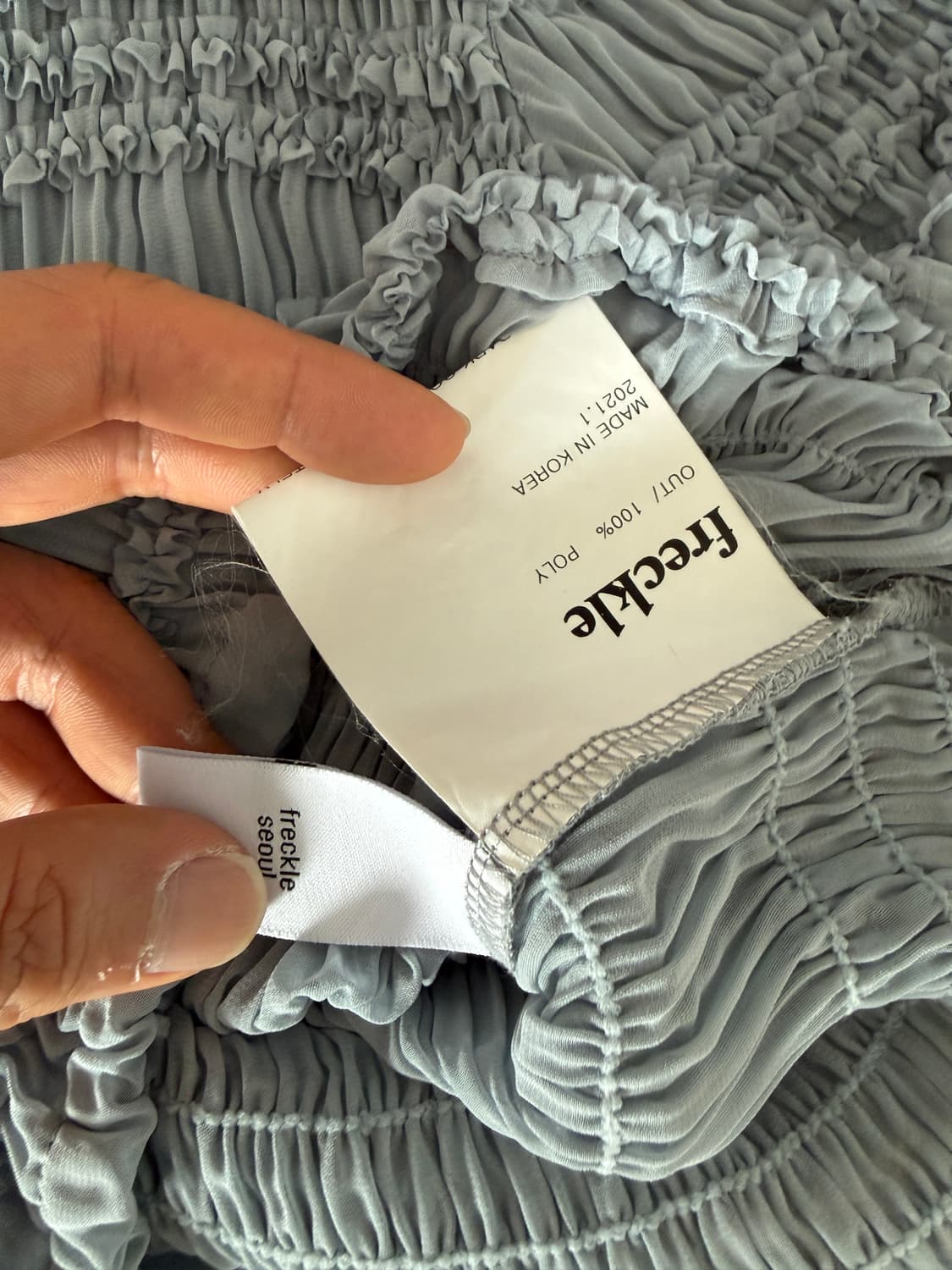 프레클(freckle seoul) 플리츠 탑 상품이미지6