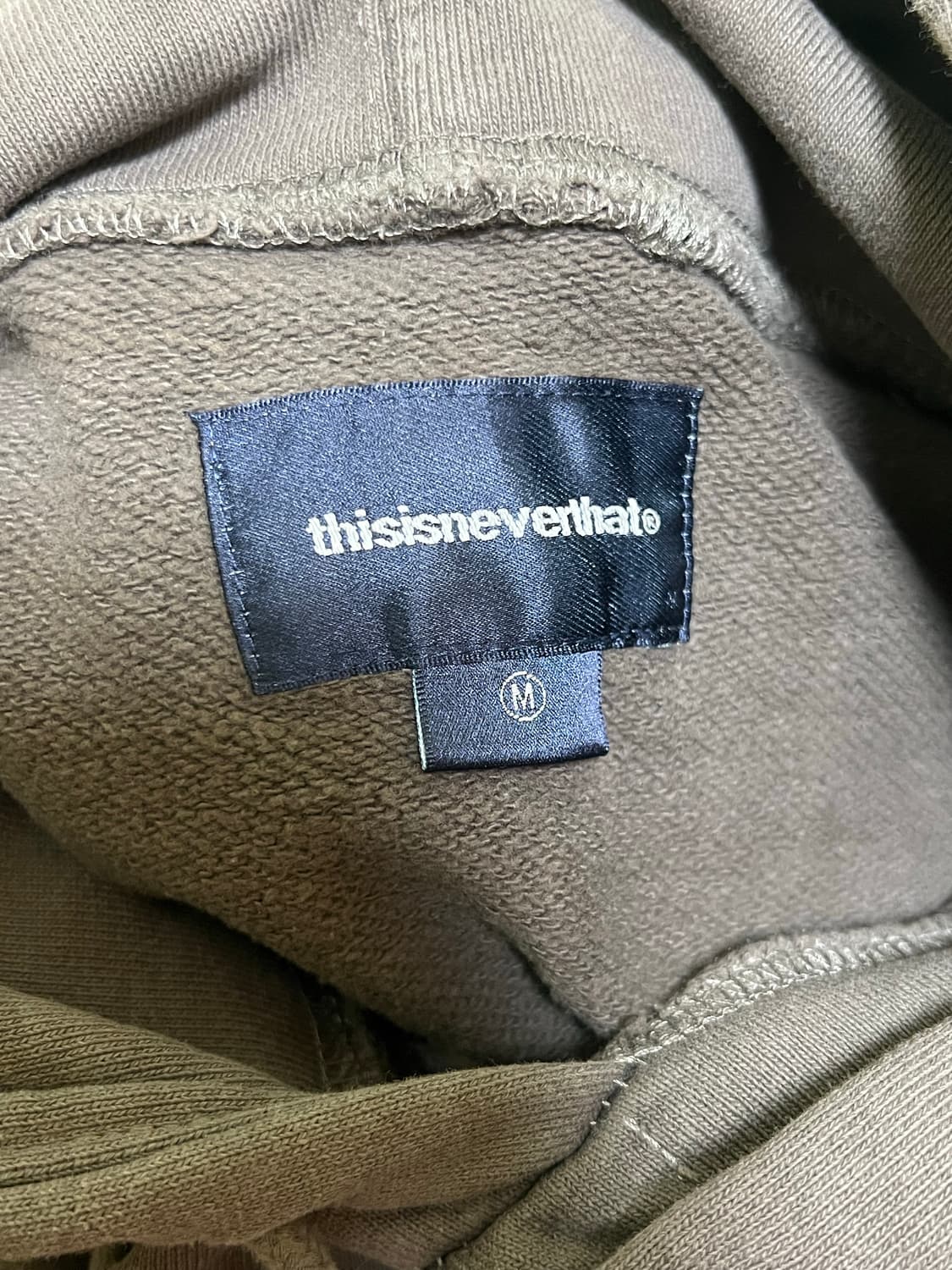 디스이즈네버댓 후드티 다크모카 M 상품이미지6