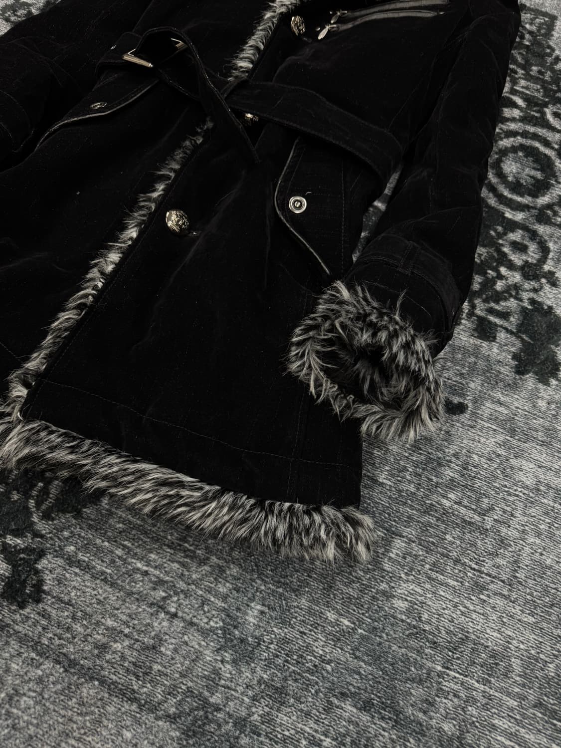 Semantic design vkei trimming fur jacket 상품이미지5