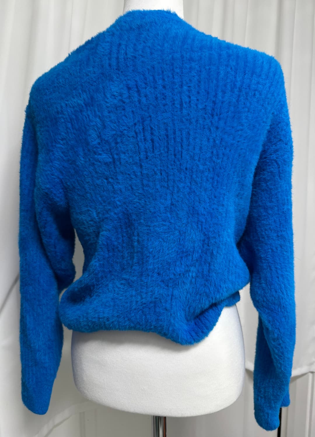 zara 자라 블루 앙고라 가디건 상품이미지5