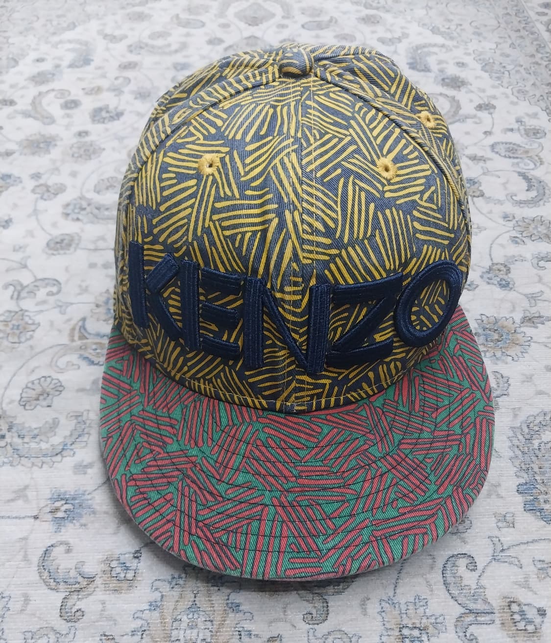 KENZO X 뉴에라 패턴 스냅백 상품이미지1