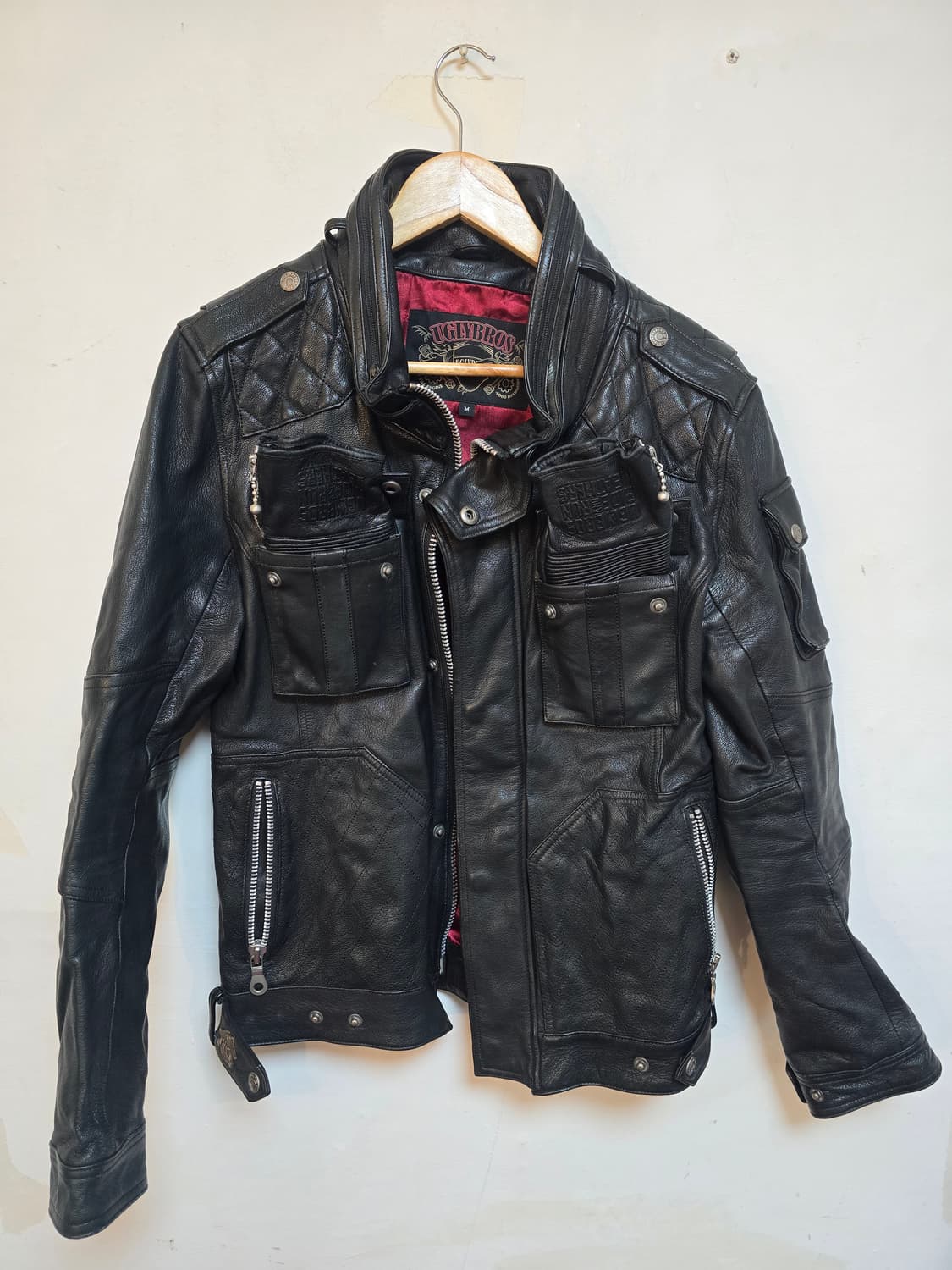 UGLYBROS 라이더 가죽 자켓 M.(새상품급) 상품이미지1