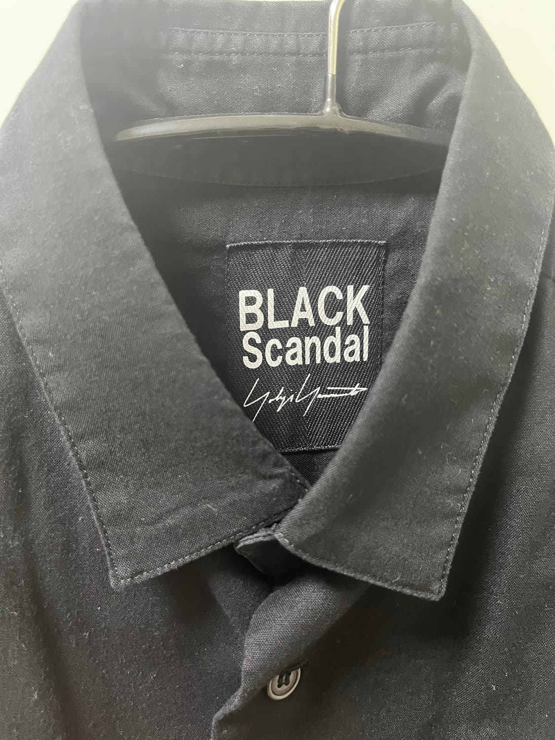 요지야마모토 블랙스캔들 셔츠 상품이미지3