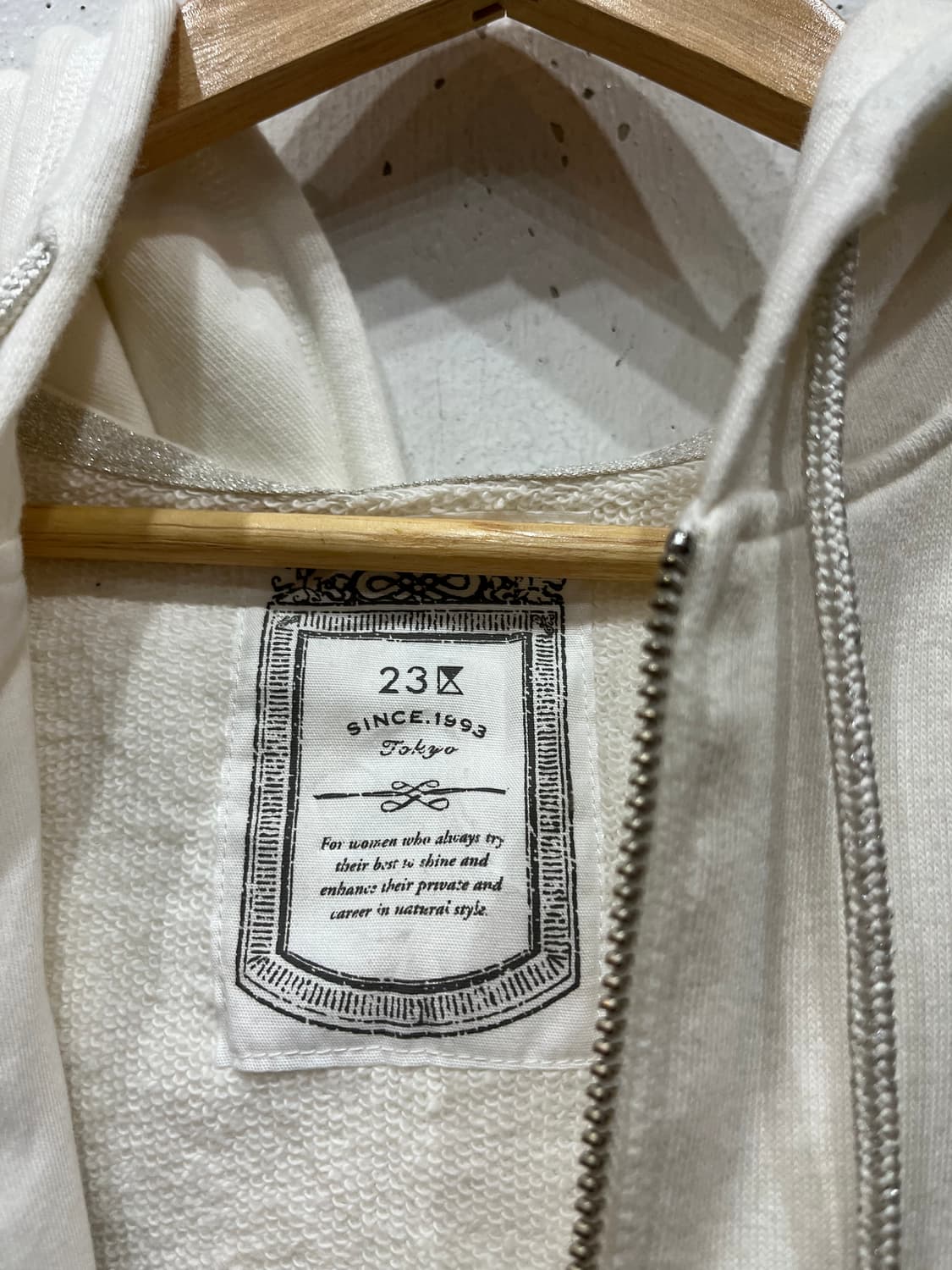 23 JPN 스터드 후드집업 우먼즈 상품이미지6