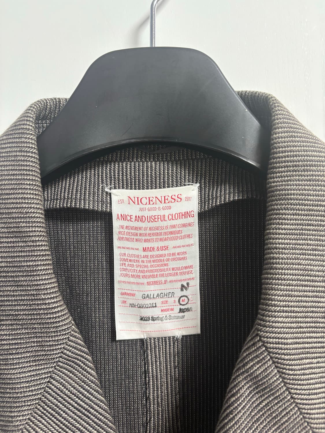 NICENESS 나이스 네스 더블 블레이저 M 상품이미지2
