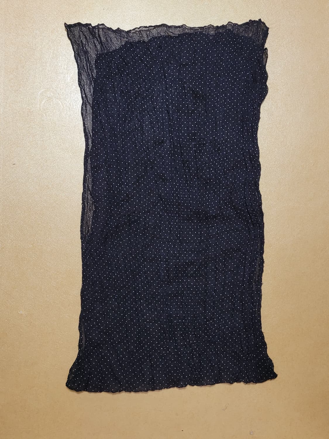 검정 도트 쉬폰 스카프 상품이미지1