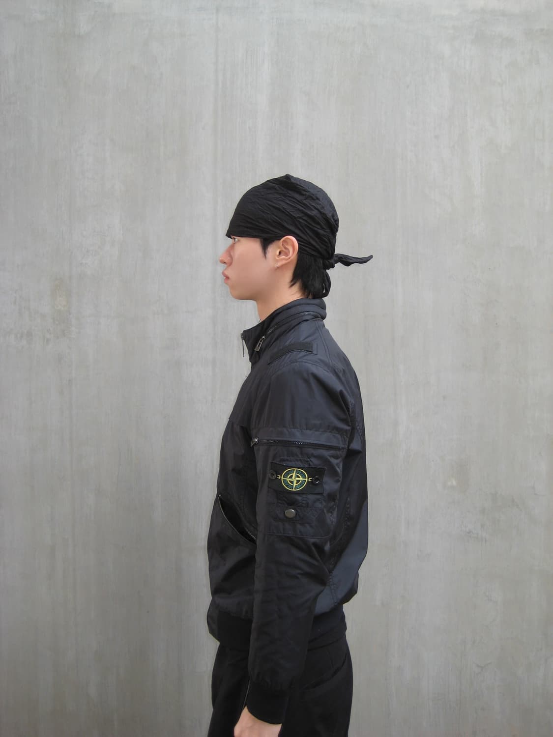 남여공용 링클 베이직 듀렉 헤어두건 비니  상품이미지6