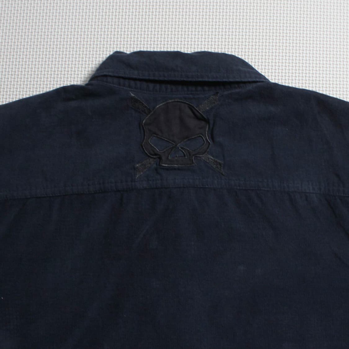 Harley-Davidson 할리 데이비슨 윌리지 스컬 골덴셔츠 상품이미지3