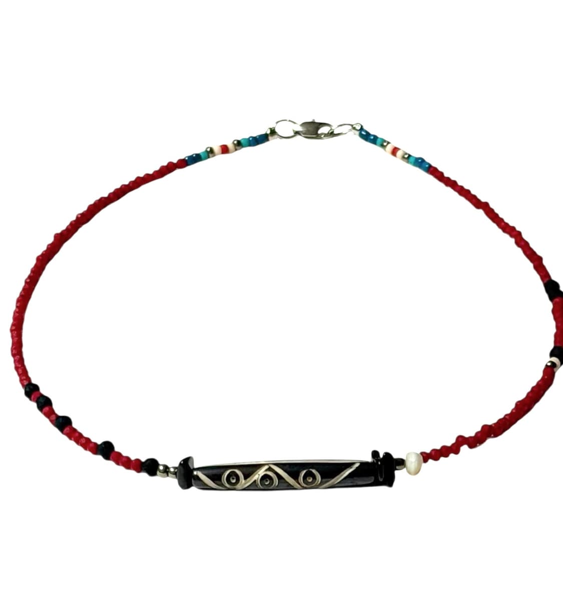 [rrrocnoc] orbit of wind 2col 우각 비즈목걸이 상품이미지4