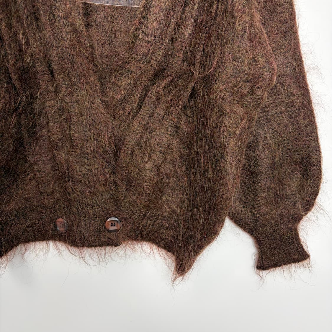 빈티지 니트 모헤어 가디건 자켓 상품이미지5