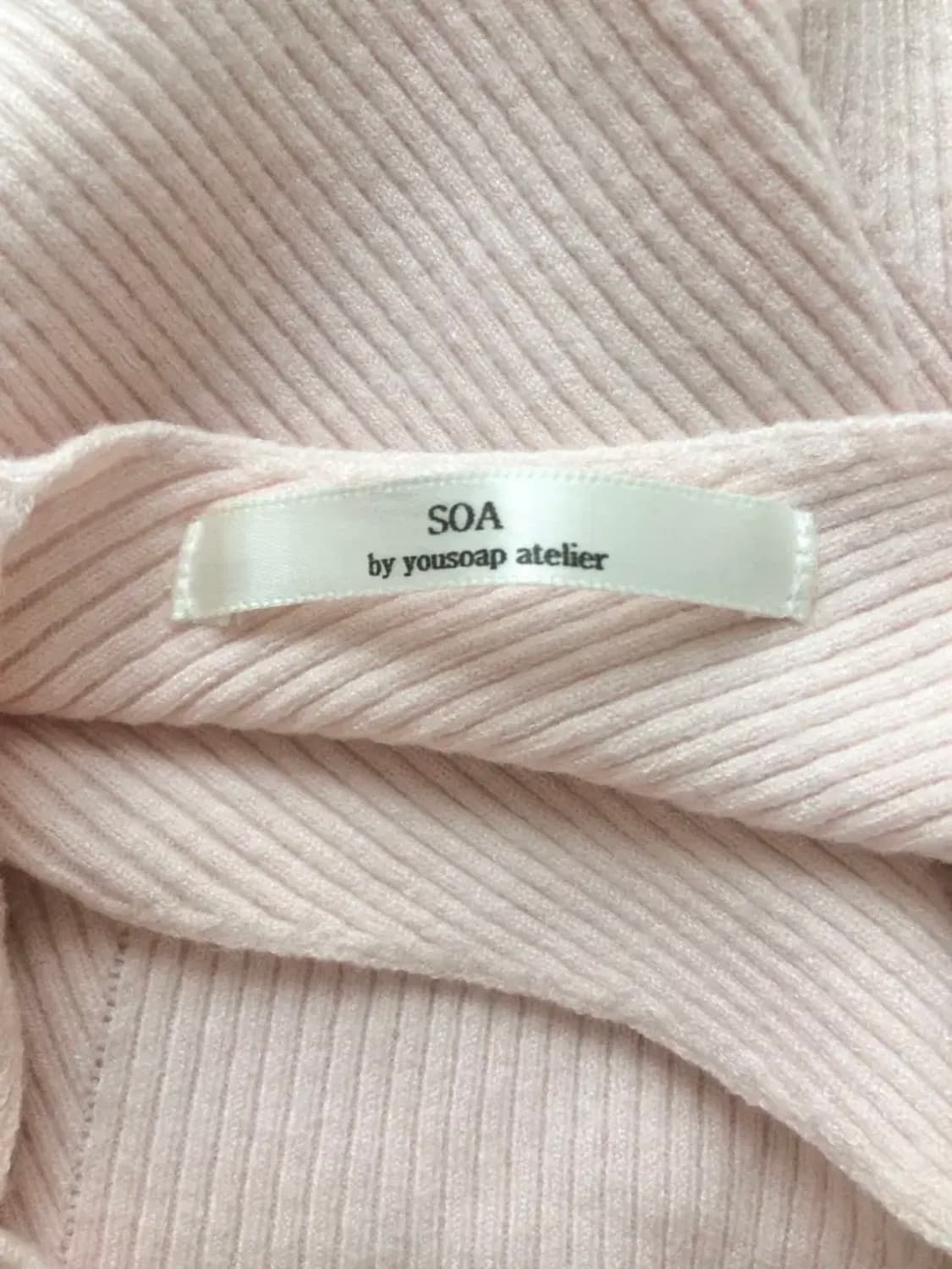 유솝 yousoap soa 수지 발레 니트 베이비핑크 상품이미지4