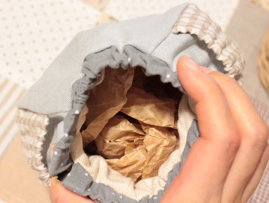 핸드메이드 밴딩포켓 라운드 바네 파우치 상품이미지6