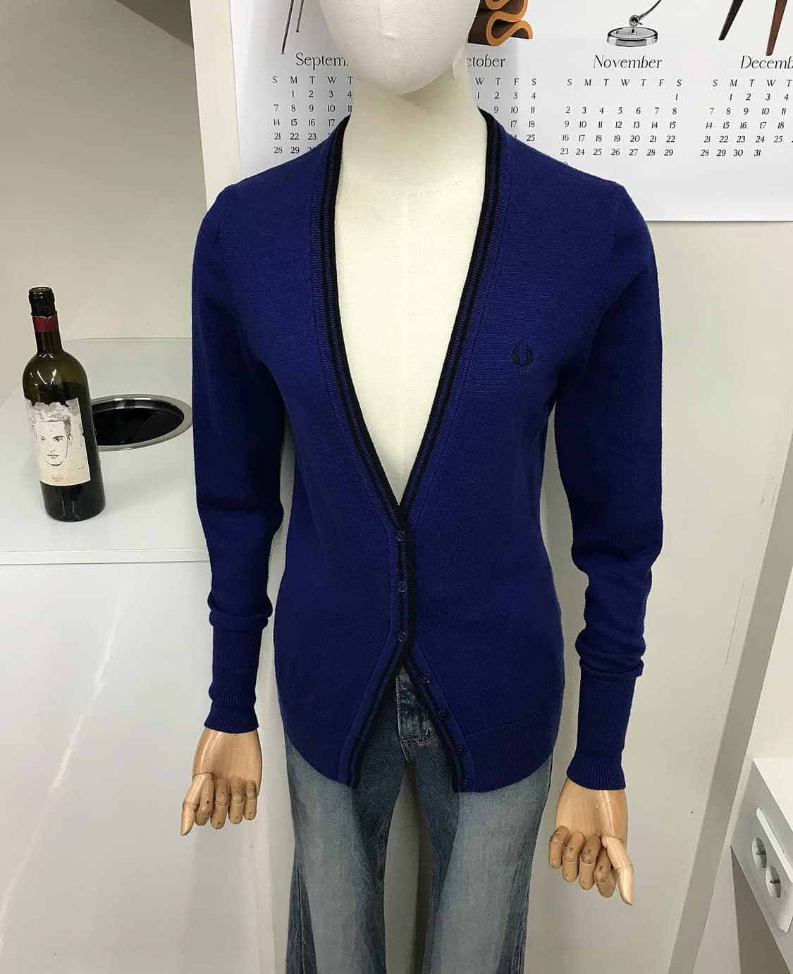 프레드페리 메리노 울 가디건 상품이미지9