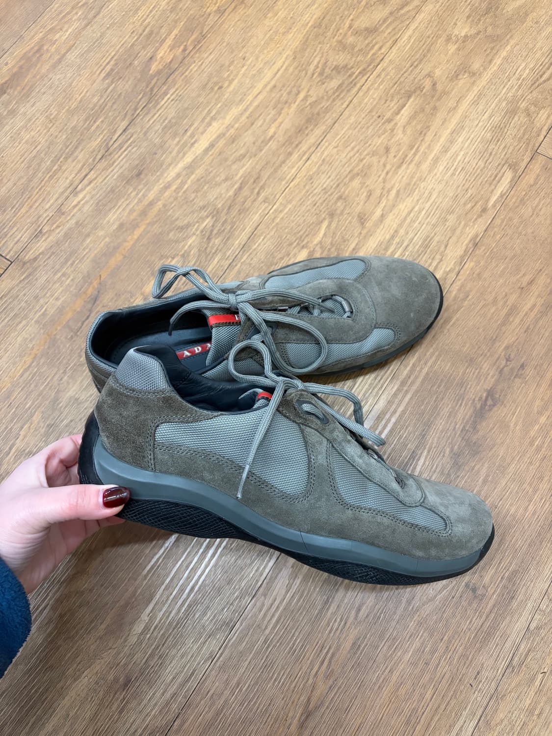 프라다 아메리칸컵 스웨이드 신발 상품이미지6