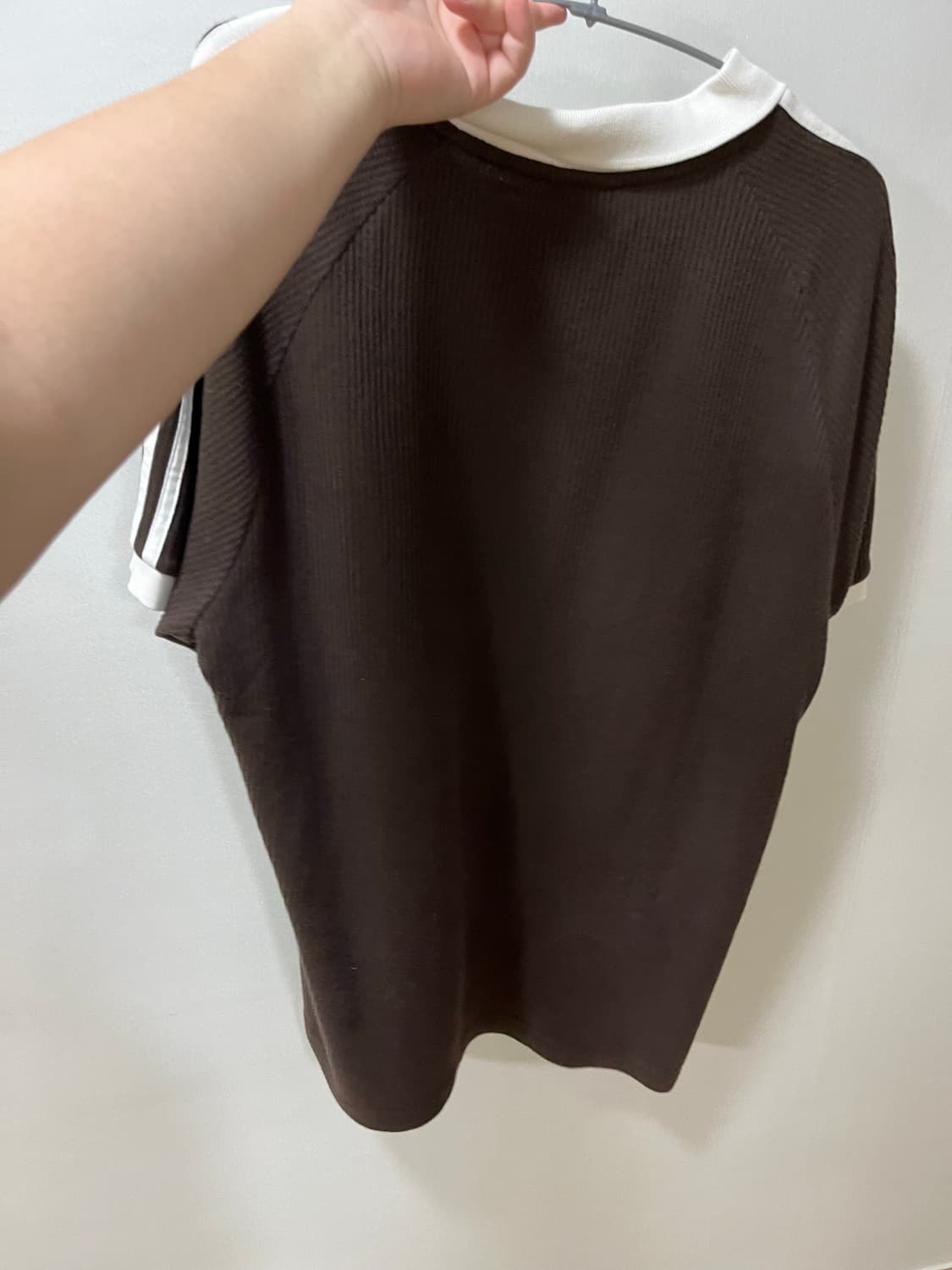 아디다스 와플 카라 폴로 반팔 브라운 xl 상품이미지4