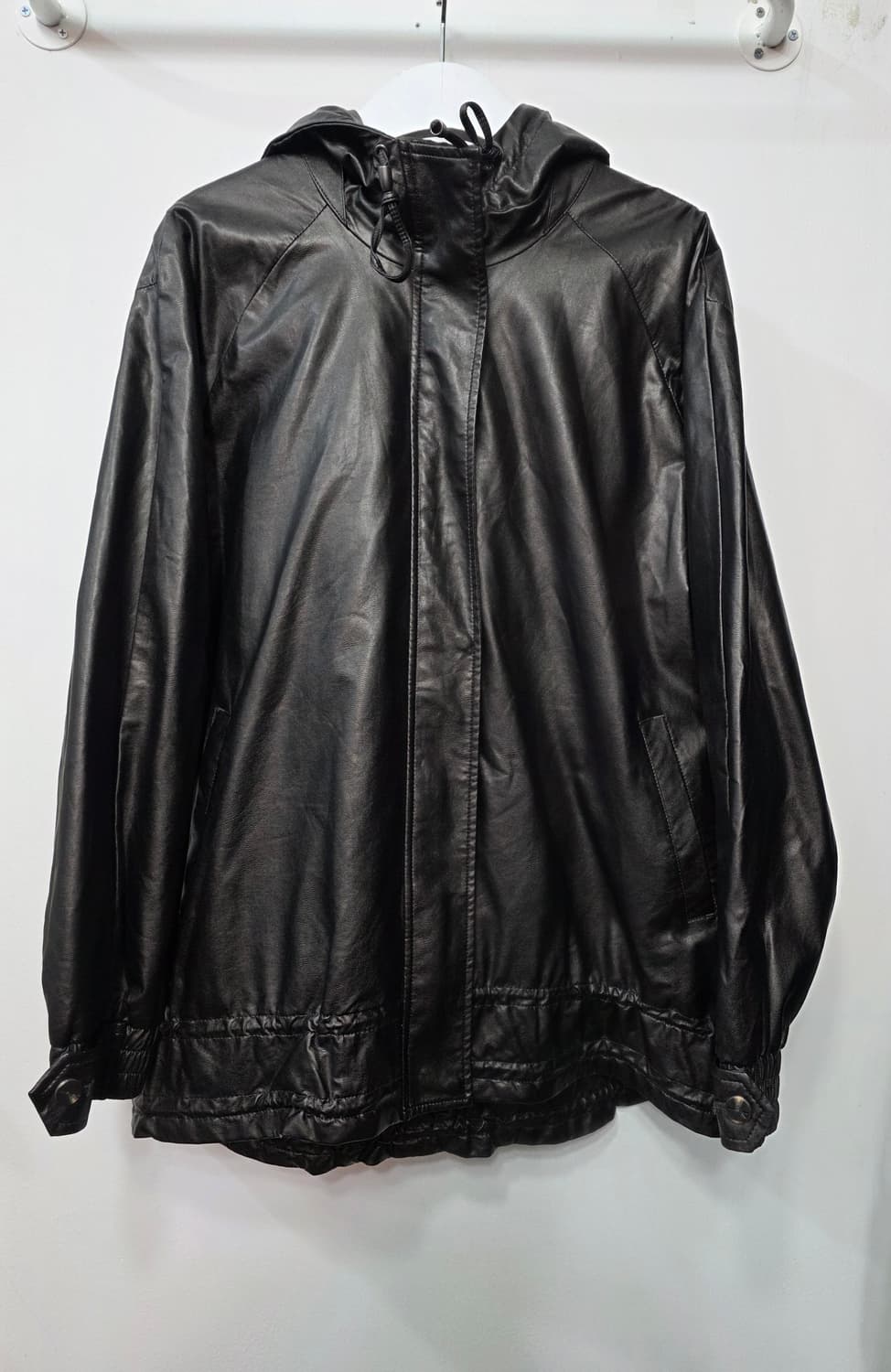 라우렐 여성 레더 후드 자켓 상품이미지1