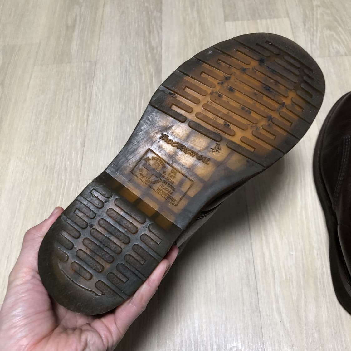 (280) 닥터마틴 Dr.martens 1460 8홀 부츠 브라운 레더 상품이미지5