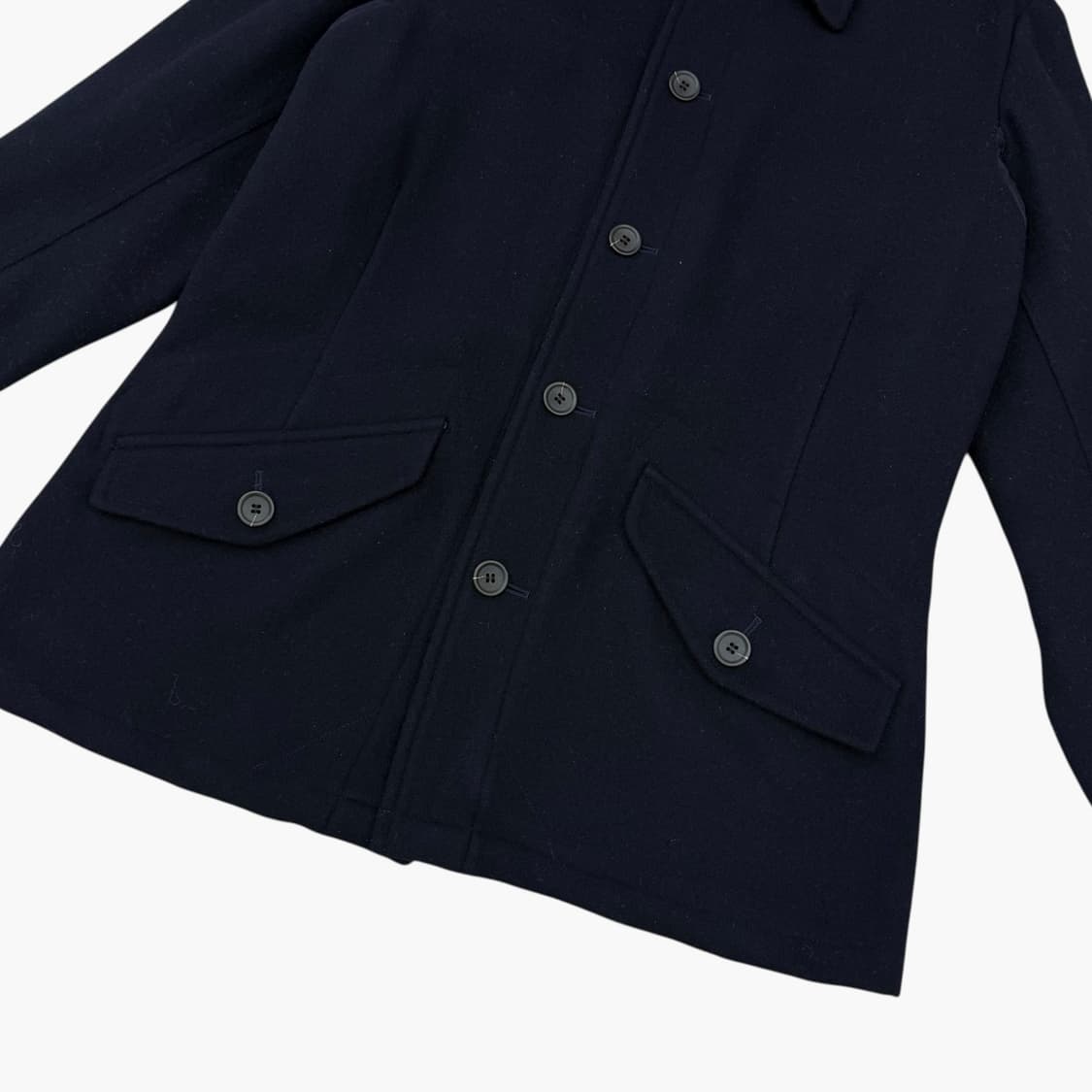 HAI 이세이미야케 멀티포켓 울자켓 딥네이비 상품이미지5